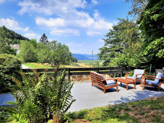 Terras met panoramisch uitzicht