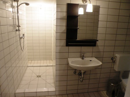 Badkamer bij de sauna